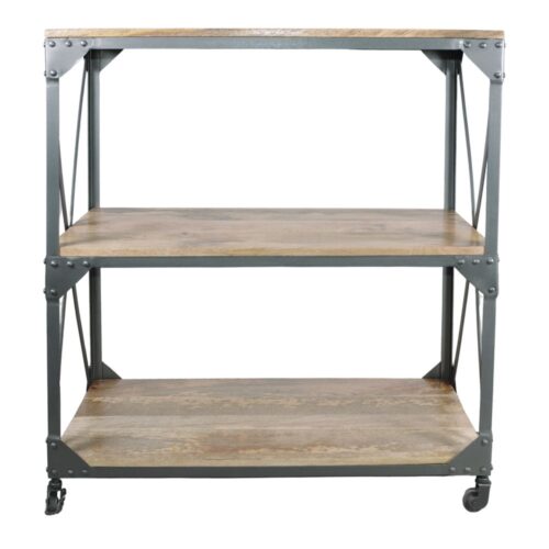CHARIOT ÉTAGÈRE MIREBEL style industriel | Trouvez-la chez MisterWils. Plus de 4000m² d'exposition.