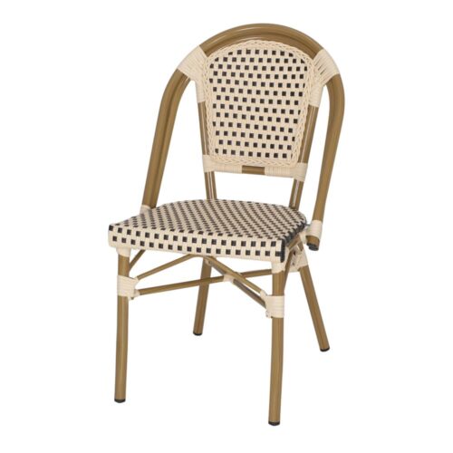 CHAISE D'EXTÉRIEUR NAIMA, de style bistro | Trouvez-la chez MisterWils. Plus de 4000m² d'exposition. 1