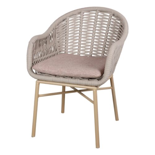 CHAISE EN MÉTAL ET CORDE OMELIE style méditerranéen | Trouvez-la chez MisterWils. Plus de 4000m² d'exposition. 1