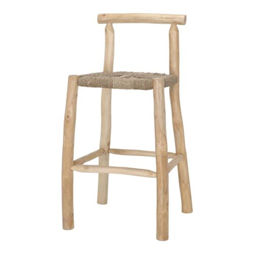 TABOURET EN BOIS SIDONIA, de style Méditerranéen | Trouvez-la chez MisterWils. Plus de 4000m² d'exposition. 1