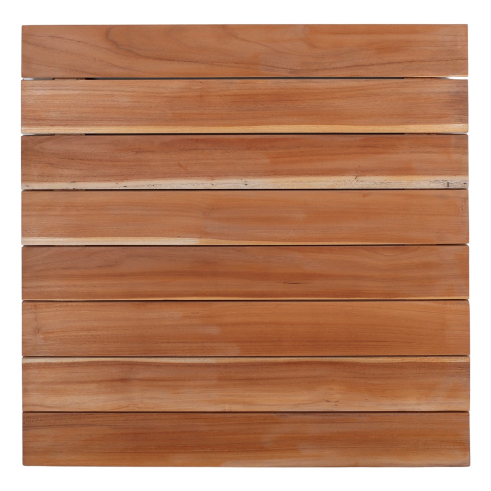 misterwils-plateau-bois-teck-mayer-carre-1 PLATEAU EN BOIS DE TECK MAYER, pour table avec pied central | Trouvez-la chez MisterWils. Plus de 4000m² d'exposition. 1