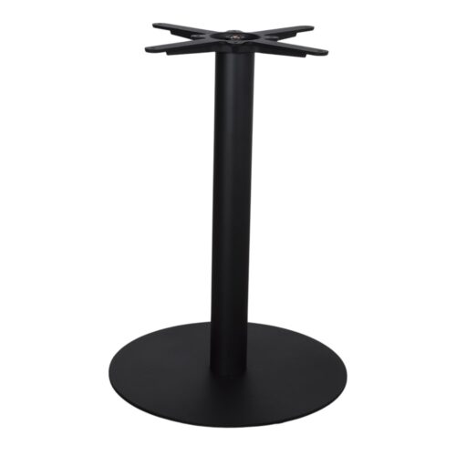 STRUCTURE POUR TABLE DUKE TEXTURÉ style Mid Century. Finition peinture powder coated noire. 1