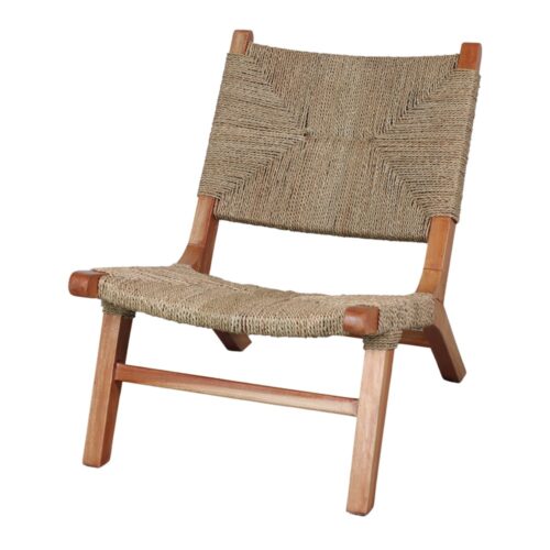 FAUTEUIL EN FIBRE MARINE NIRVANA, style Méditerranéen | Trouvez-la chez MisterWils. Plus de 4000m² d'exposition. 1