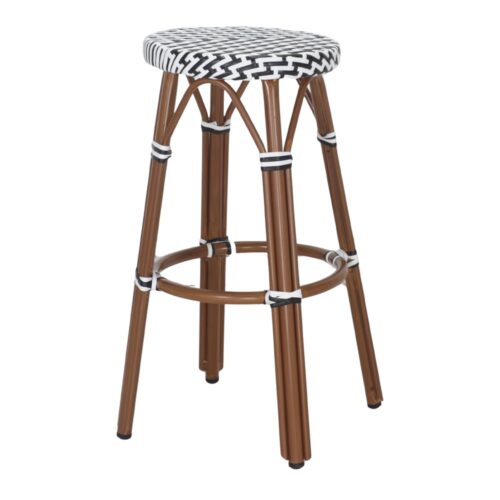 TABOURET D'EXTÉRIEUR GENOVA MAXI finition imitation bambou | Trouvez-la chez MisterWils. Plus de 4000m² d'exposition.