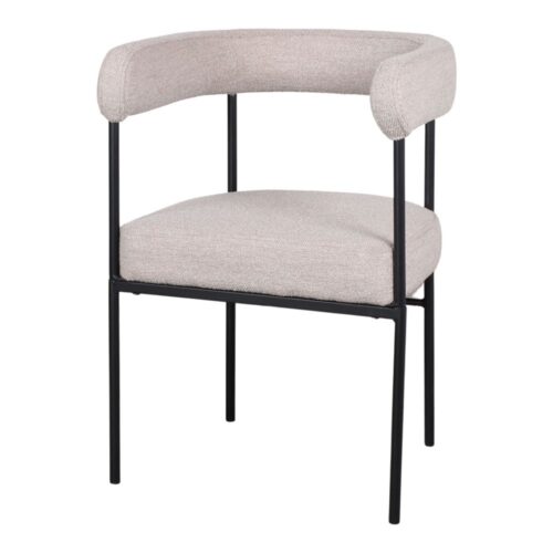 CHAISE TAPISSÉE ELISA, de style contemporain | Trouvez-la chez MisterWils. Plus de 4000m² d'exposition. 1