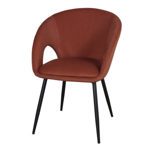 CHAISE TAPISSÉE GEMINI, de style contemporain | Trouvez-la chez MisterWils. Plus de 4000m² d'exposition. 1