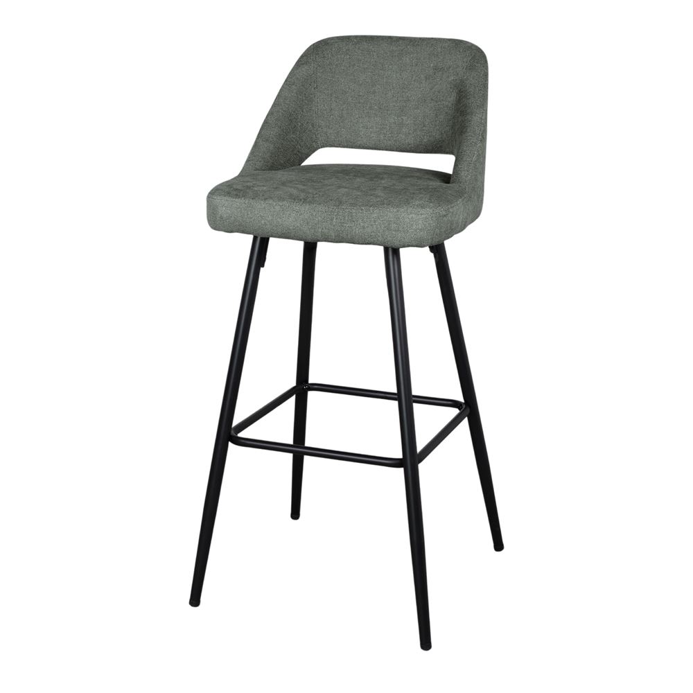 misterwils-tabouret-haut-tapisse-bangasy-vert TABOURET HAUT TAPISSÉ BANGASY, style Mid Century | Trouvez-la chez MisterWils. Plus de 4000m² d'exposition. 8