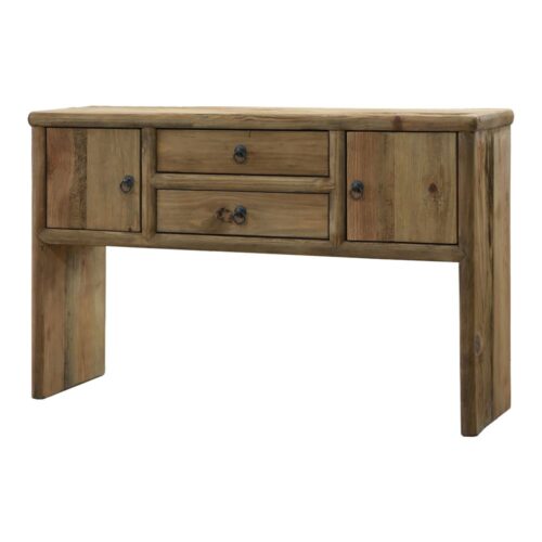 CONSOLE EN BOIS PINGO, style rustique | Trouvez-la chez MisterWils. Plus de 4000m² d'exposition.