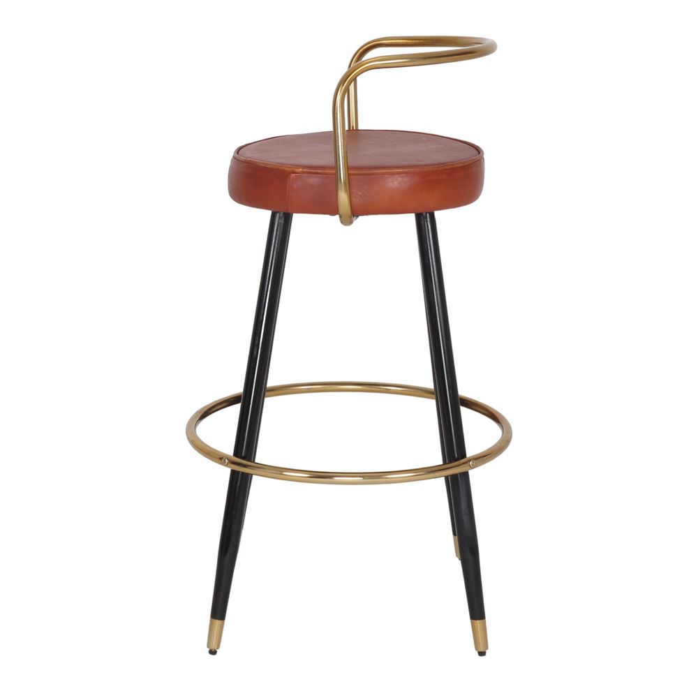 misterwils-tabouret-haut-metal-cuir-tivana-3 TABOURET HAUT EN MÉTAL ET EN CUIR TIVANA, style Mid Century | Trouvez-la chez MisterWils. Plus de 4000m² d'exposition. 3