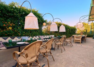 Chaises en rotin synthétique pour l'extérieur