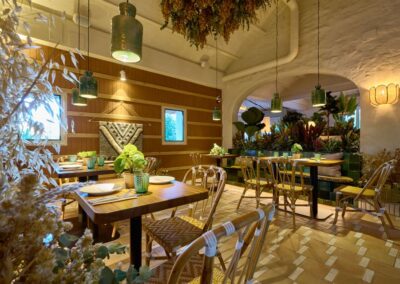 Salle de séjour avec meubles à Hermanos Guadalupe