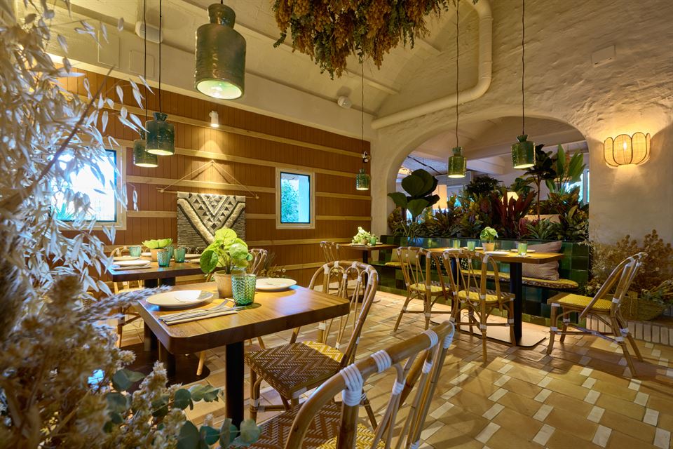 Salle de séjour avec meubles à Hermanos Guadalupe