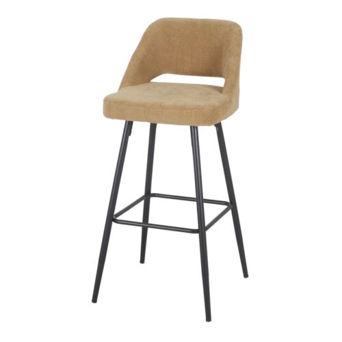 TABOURET HAUT TAPISSÉ BANGASY, style Mid Century | Trouvez-la chez MisterWils. Plus de 4000m² d'exposition. 38