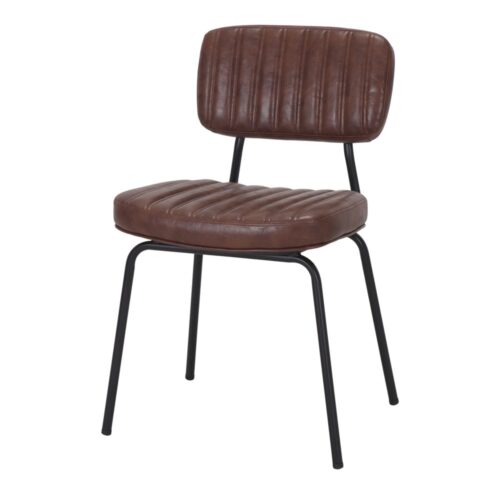 CHAISE TAPISSÉE MANDY, de style Industriel | Trouvez-la chez MisterWils. Plus de 4000m² d'exposition. 1