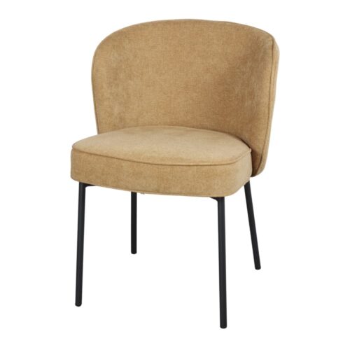 CHAISE TAPISSÉE FABIO, style contemporain | Trouvez-la chez MisterWils. Plus de 4000m² d'exposition. 4