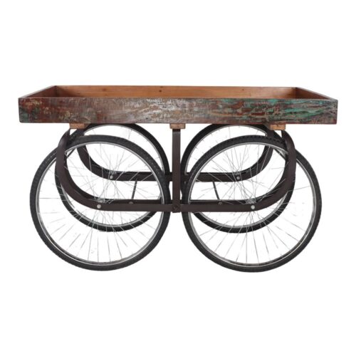 CHARIOT EN BOIS ET EN MÉTAL VELOCAR, style vintage | Trouvez-la chez MisterWils. Plus de 4000m² d'exposition. 5