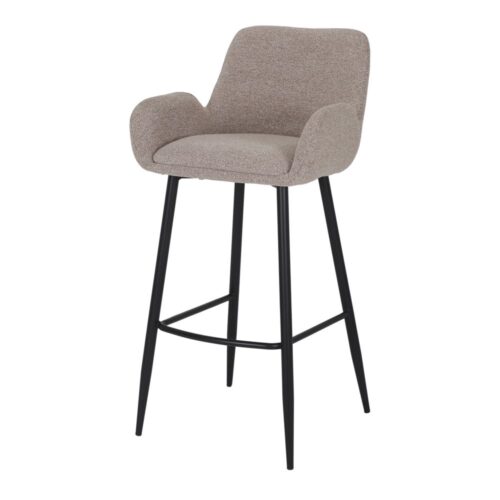 TABOURET HAUT TAPISSÉ SATURNIN, de style Contemporain | Trouvez-la chez MisterWils. Plus de 4000m² d'exposition. 4