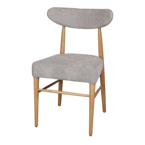 CHAISE EN BOIS TAPISSÉE MARLENE, de style Nordique | Trouvez-la chez MisterWils. Plus de 4000m² d'exposition. 16