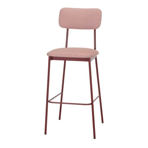 TABOURET HAUT TAPISSÉ BILOXI GLASGOW contemporain | Trouvez-la chez MisterWils. Plus de 4000m² d'exposition. 4