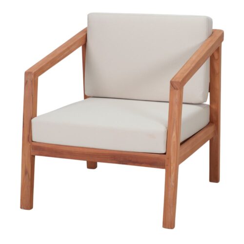 FAUTEUIL EN BOIS JASON, style Méditerranéen | Trouvez-la chez MisterWils. Plus de 4000m² d'exposition. 1