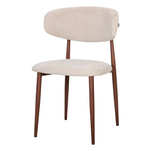 CHAISE TAPISSÉE LETICE, style contemporain | Trouvez-la chez MisterWils. Plus de 4000m² d'exposition. 4