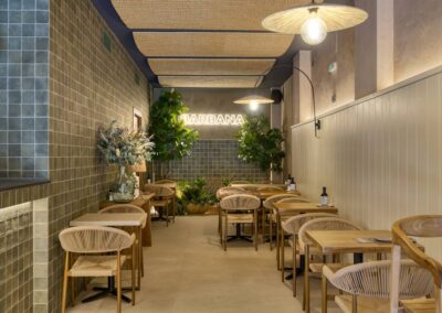 Cafétéria méditerranéenne dans la Sierra de Malaga