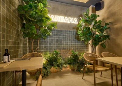 Cafétéria méditerranéenne dans la Sierra de Malaga | MisterWils, furniture for free souls, projet d'architecture d'intérieur, design 5