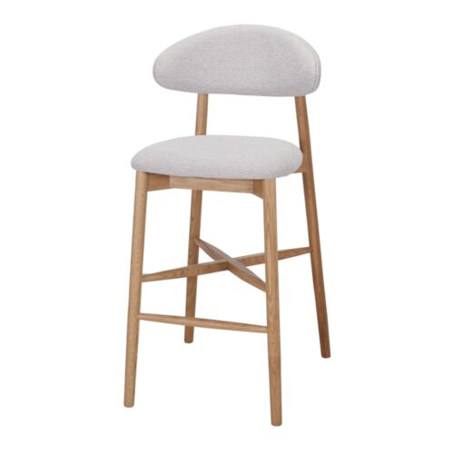 TABOURET HAUT EN BOIS NOVAL, de style contemporain | Trouvez-la chez MisterWils. Plus de 4000m² d'exposition. 1