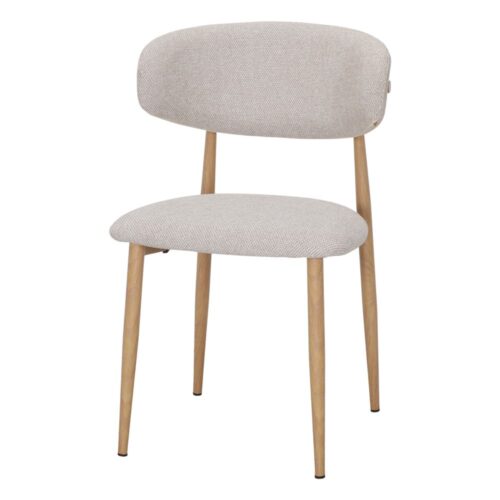 CHAISE TAPISSÉE WESTON, style contemporain | Trouvez-la chez MisterWils. Plus de 4000m² d'exposition. 1