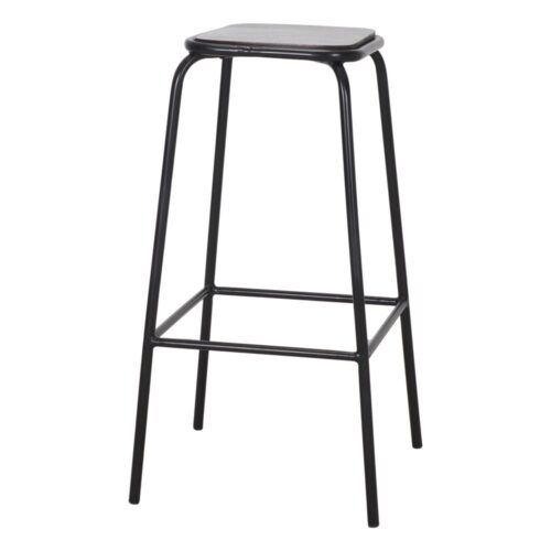 TABOURET HAUT EN MÉTAL ET EN BOIS AYARIZ, style Industriel | Trouvez-la chez MisterWils. Plus de 4000m² d'exposition. 4