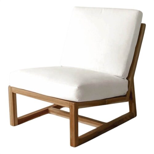 BANQUETTE EN BOIS AVEC COUSSINS SUNET, style rustique | Trouvez-la chez MisterWils. Plus de 4000m² d'exposition. 1