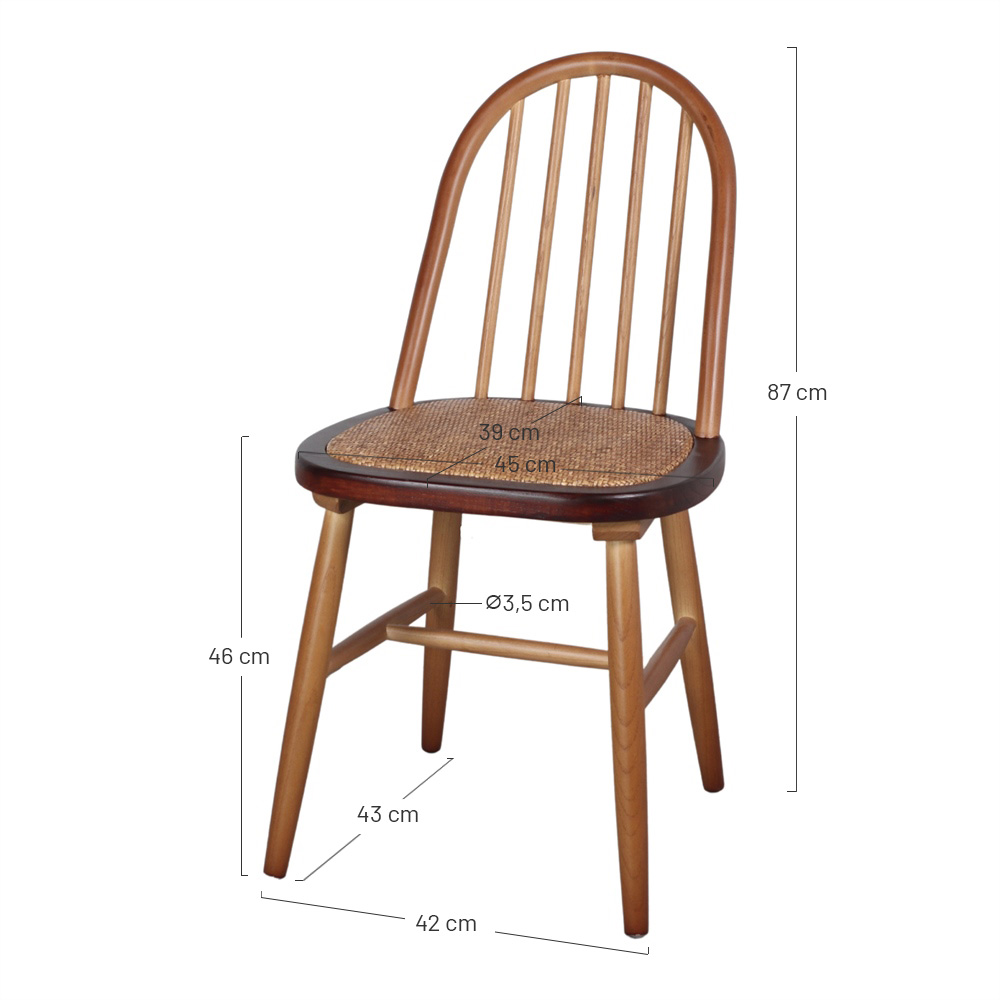 CHAISE EN BOIS APPLE – Image 5