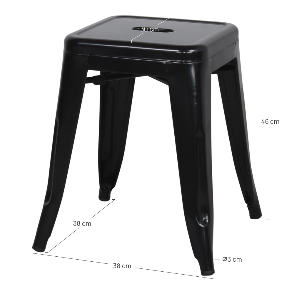 TABOURET BAS EN MÉTAL BEE – Image 5