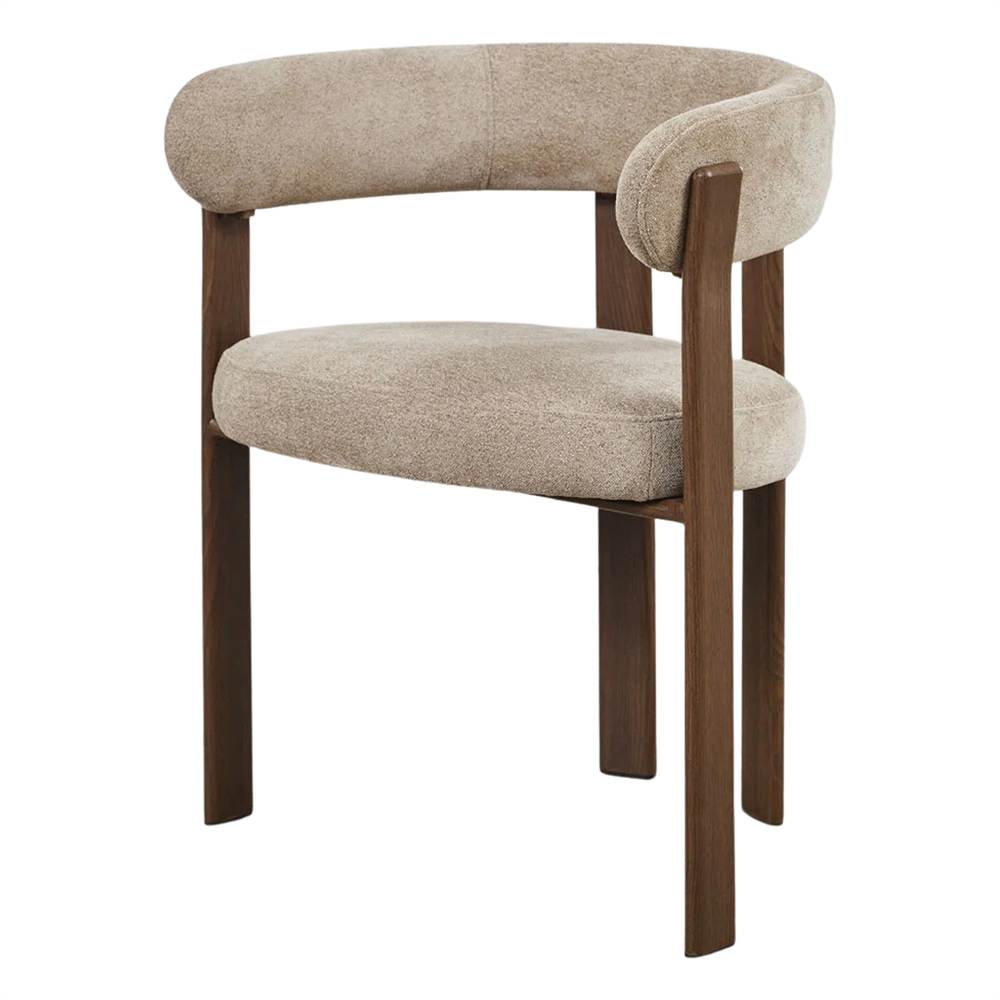 CHAISE TAPISSÉE KENSAL, de style Mid Century | Trouvez-la chez MisterWils. Plus de 4000m² d'exposition. 1