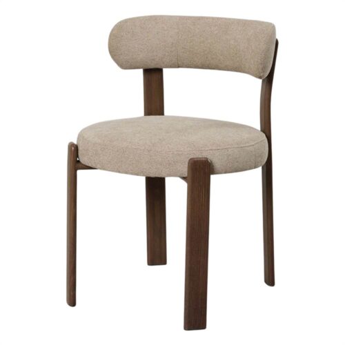 CHAISE TAPISSÉE NOBU, de style Mid Century | Trouvez-la chez MisterWils. Plus de 4000m² d'exposition. 1