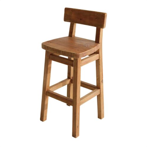 TABOURET EN BOIS ABADAN, de style rustique | Trouvez-la chez MisterWils. Plus de 4000m² d'exposition. 1